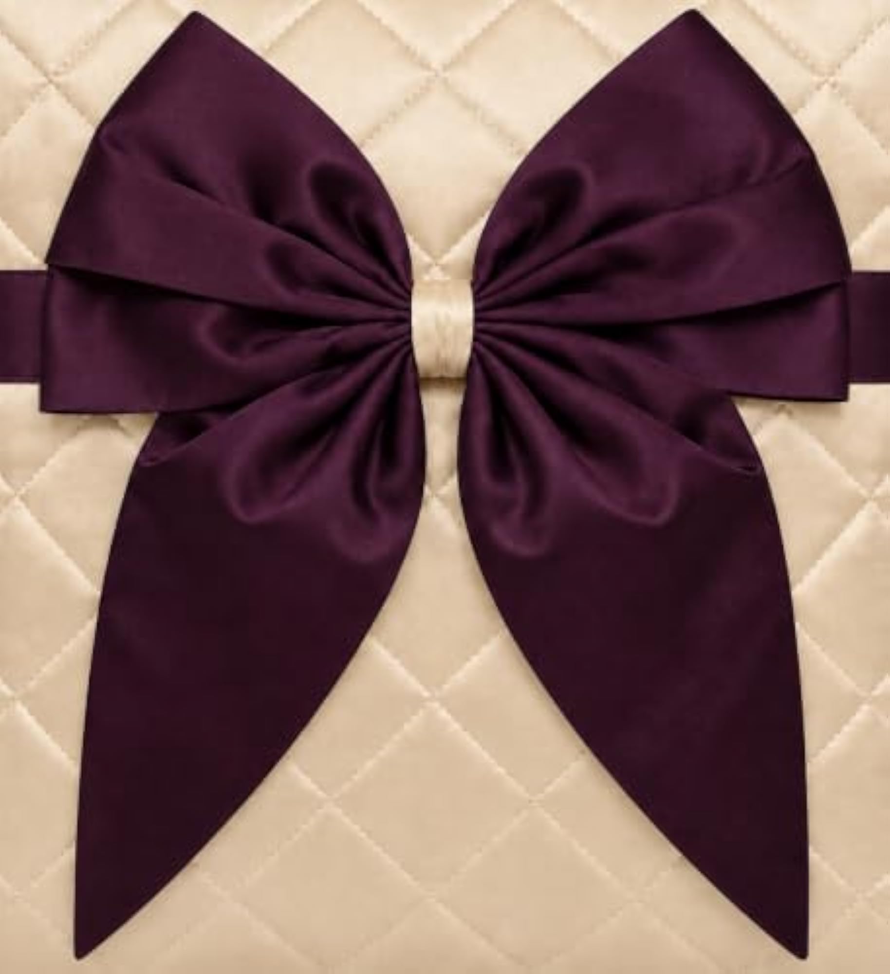 Satin Cushion Covers Set of 5, Quilted Square