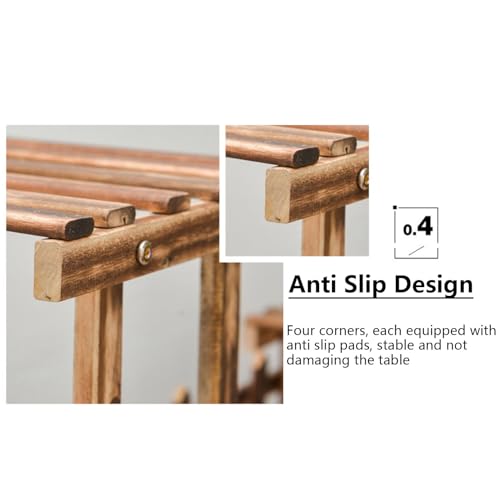 Support plantes JATIBOSH tabouret et table d'appoint 21cm pour pot de fleurs - 8