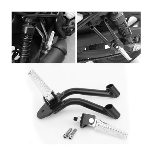 Kit repose-pieds passager Rebel CMX 500 support finition noire - 2