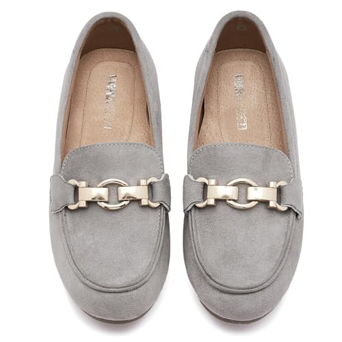 Image of VERDASCO Women's Loafers Comfort Slip-Ons Flat Work Shoes Casual Moccasins Penny Loafers Lady Dress Shoes