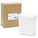 Hospeco Feminine Hygiene Receptacle, White ABS Plastic, 250-201W