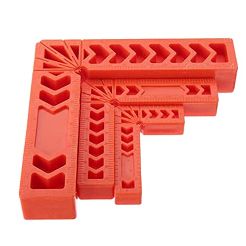 Regla de acero triangular para medir ángulos 4 piezas miniatura 4
