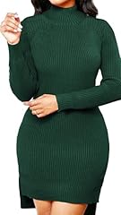 Sweater Dress/Dark Green