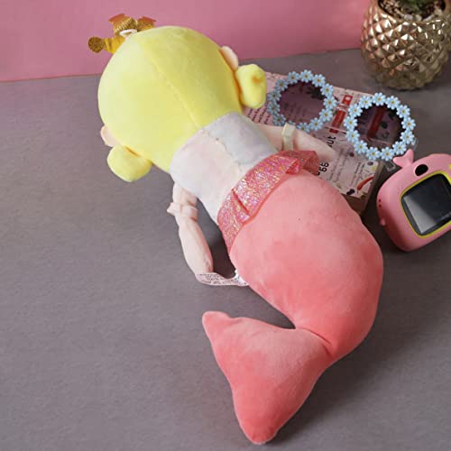 Image of A Little Swag Soft Mermaid Doll Princess Stuffed Plush Toys for Birthday Theme Gifts Present Home Decoration for Kids Girls (25 cms)