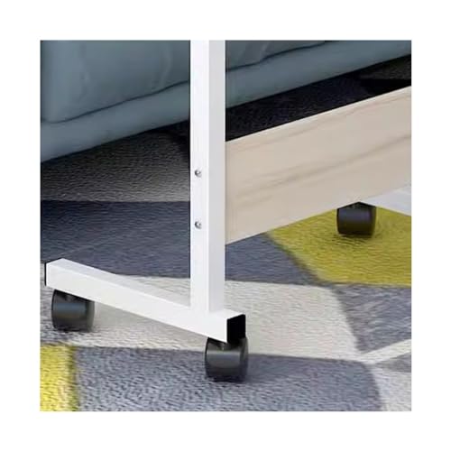 Petite table mobile réglable pour ordinateur solution espace réduit lit - 6