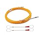 Einziehfeder 15m - Kabeleinziehhilfe,Einziehfeder,Einziehspirale, Zugdraht,Einzugsfeder für Kabel & Elektroinstallationen(3.0mm-15m)