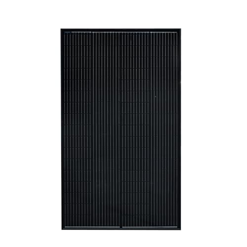 enjoy solar® Módulo Solar Monocristalino PERC Bifacial 210W 24V, celdas de 182 mm – ideal para autocaravana, placa de balcón, caseta de jardín, embarcación