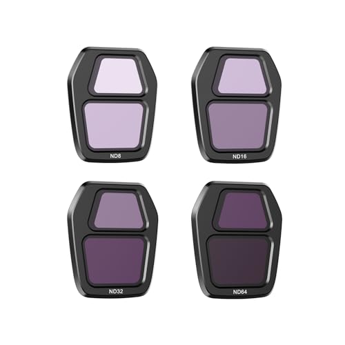 Uvafly Air 3S ND, set di filtri per obiettivo fotocamera DJI Air 3S Fly More Combo accessori per droni DJI Air 3S, confezione da 4 (ND8/ND16/ND32/ND64)
