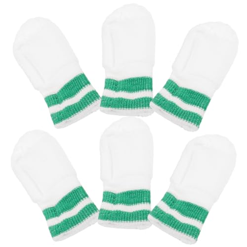 Toddmomy 6-Pack Dog Finger Toothbrush Gentle Nylon Bristles for Dog Grooming Brushing Doggy Oral Care Kit Pet Cleaning Gloves for Dogs Cats