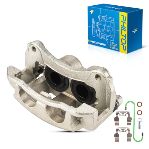 Image of PHILTOP Front Right Brake Caliper for Ford Ranger Explorer 18B4758 | For 2003-2011 Ford Ranger, 2002-2005 Explorer, Mountaineer, and Mazda B-Series, replaces OE: 18B4758, 6L5Z2B120A