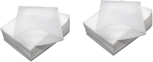 Operitacx 200 bolsas de cojín estáticas, reutilizables, a prueba de golpes, para un embalaje seguro de platos, cristalería, electrónica, fundas