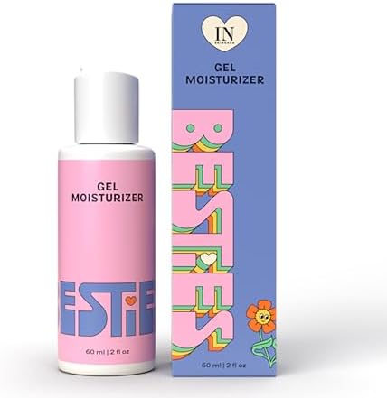 InstaNatural Besties Gentle Gel Face Moisturizer, Vitamin C Face Lotion with Hyaluronic Acid and Botanical Extracts, Ultra Hydrating, Smoothing, Great for Teens & Adults, Citrus Scent, 2 Fl Oz