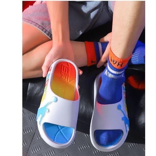 Shower slipper Summer Student Dormitory All-match Home Bathroom Bath Non-slip Thick-soled Couple ls-black And Green-40 41 Yards3