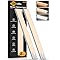 Gritin Under Cabinet Lighting Rechargeable-128 LED Super Bright, 3 Color Temps & 5-Brightness,4 Modes,Motion Sensor, Long Lasting- Magnetic Wireless Under Cabinet Closet Lights 2 Pack-Silver