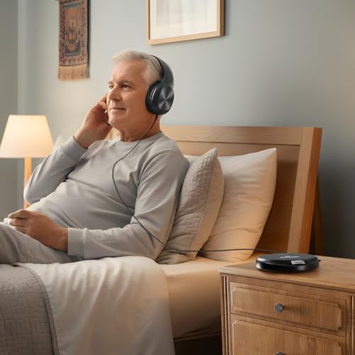 Image of Coby Portable CD Player with Headphones, FM Radio, MP3 Playback, Black | 60-Second Anti-Skip for Home, Car & Travel, CD-R /CD-RW /MP3 Playback, 2 AA or USB Power, Simple Buttons, Foldable Headphones