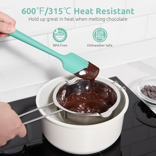 U-Taste EUST05-S-AS-US-AU-VINE Small Mini Silicone Spatula: 9×2Inch 600ºf Heat-Resistant Food-Grade Jar Scraper thumb #2