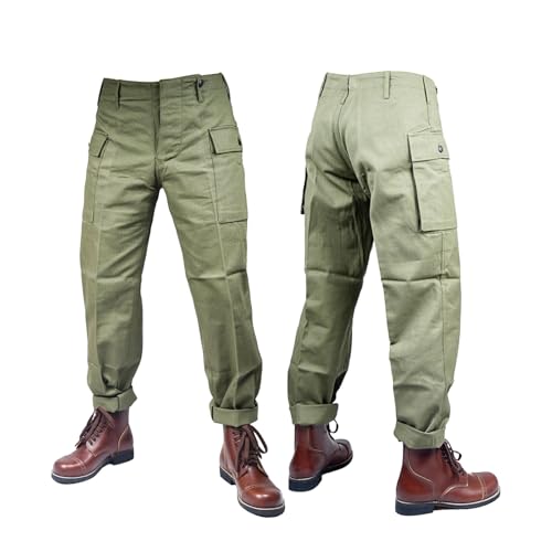 US HBT Army Land Force Casual Pants Replica WW2 US Army American4