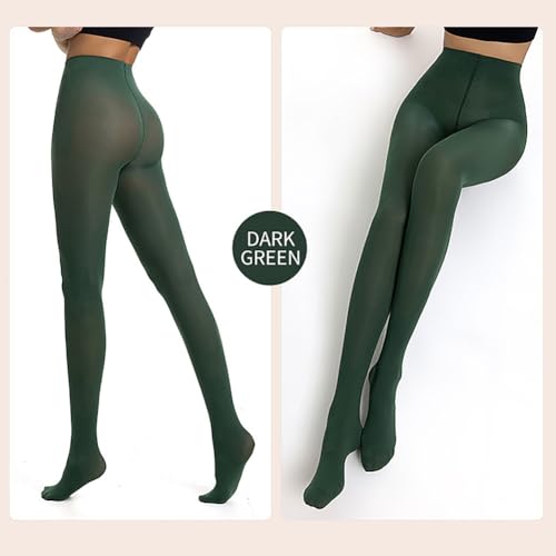 Image of Womens 40 Den Opaque Control Top Tights, High Waist Pantyhose
