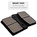 SOLLON Front and Rear Brake Pads for Suzuki Intruder 1400 VS1400 1987-2004 Cavalcade 1400 GV1400 1986 VL1500 VL 1500 W/X/Y/K1 1998-2001 GSX1100 GSX 1100 1984-1986
