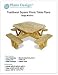 Traditional Square Picnic Table / Benches Woodworking Plans, #ODF03
