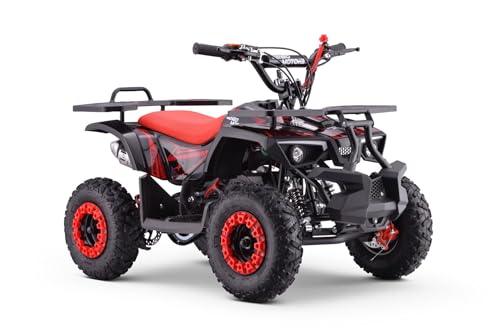 Miniquad 49cc Gasolina ATV Infantil, I-Explorer Rojo, niños de 4 a 10 años