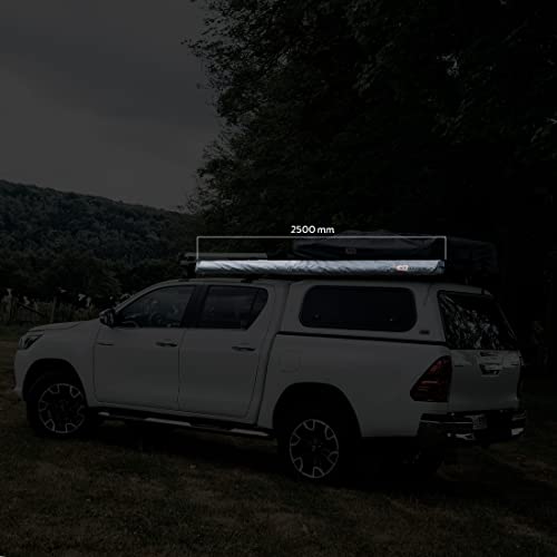 ARB 4x4 Accessories 814410 Retractable Awning with Led Light Strip Included 2500x2500mm 8.2 Feet, Ideal for Camping, Roadtrips, Outdoor Trips, Travel, Expeditions, RV, Camper, 4x4 and SUV - Thumbnail 5
