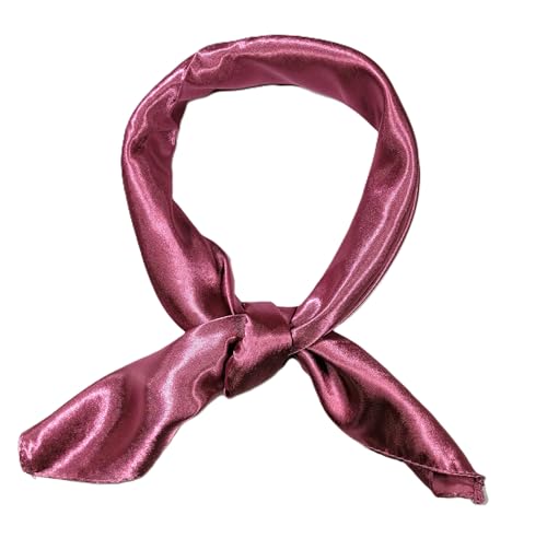 Shanlin Paisley Pattern Silk Feel Satin Square Scarf Bandanas (23.5"X23.5")2