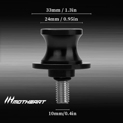 MotHeart M10 Schwingarm-Slider für 701 Enduro 2016-2024 701 Supermoto 2015-2024 Vitpilen 701 2018-2024 Svartpilen 701 2019-2024 Robuster Schwingarm-Schutz Zubehör (Schwarz)