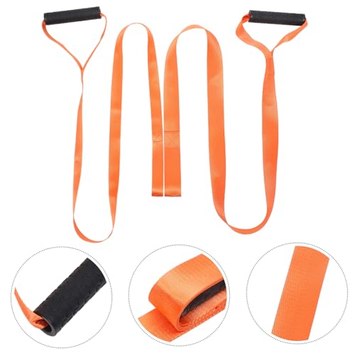 Equipo de caza para ciervos con 2 correas de arrastre de nylon naranja 4