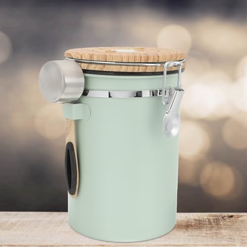 Contenedor hermético para granos de café acero inoxidable miniatura 6