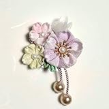 つまみ細工 ひな祭り髪飾り 入園式 入学式 卒園式 卒業式 ブローチ 街歩き