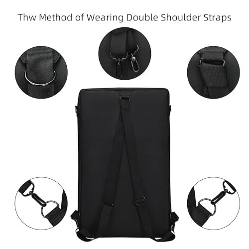 Image of DJ Controller Case for Pioneer DDJ SR2 /Pioneer DDJ SR Multifunctional Case Compatible with DJ Controller, for Portable DJ Backpack with Shoulder Straps for Parties Street Performances