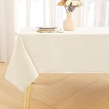 tafeldecken oval 【Pflegeleicht】Alle Flüssigkeiten können schnell mit einem feuchten Tuch oder einer Serviette aufgewischt werden, ideal für Familien mit Kindern und Urlaubsfeiern. Maschinenwaschbar, trocknen im Schonwaschgang oder im Schatten.
