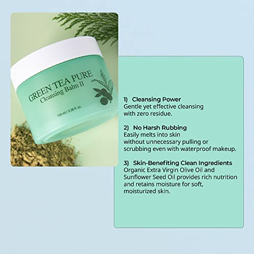Yadah 4K-JMAJ-S13O Green Tea Cleansing Balm Ii (3.38Fl Oz) - Makeup Remover thumb #2