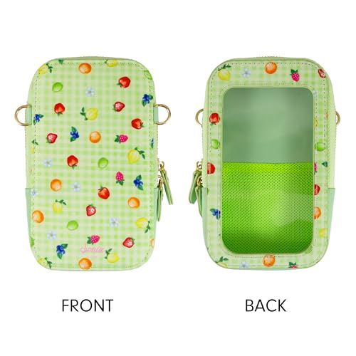 Image of Sonix Phone Pouch - Universal Smartphone Purse and Wallet, Crossbody and Shoulder Bag | Strawberry Shortcake Berry Besties Rainbow