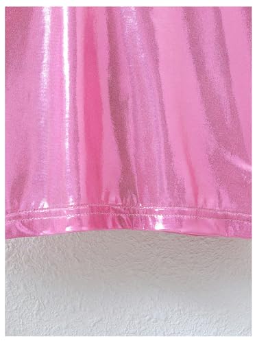 Floerns Girl's Short Sleeve T Shirts Crew Neck Streetwear Party Crop Tops4