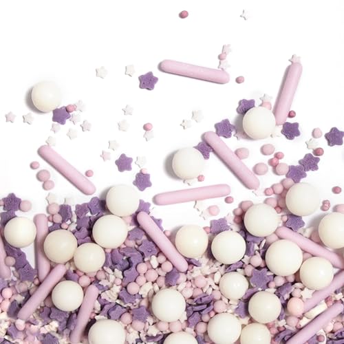 ScrapCooking - Décors Sucrés Rods Pêche 70g - Sprinkles Pâtisserie Jaunes, Orange & Roses Comestibles - Perles en Sucre - Décoration Desserts, Gâteaux, Biscuits, Cupcakes, Anniversaire - 7452