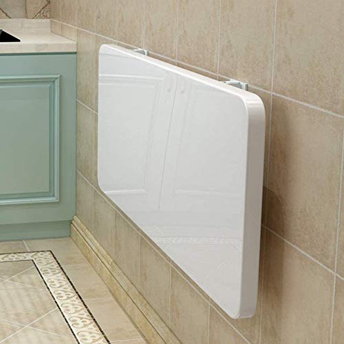 Table pliante murale blanche LUNEZY établi pliant bois table manger