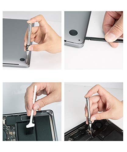 QNINE Screwdriver Set for Apple MacBook Pro Retina 13/15 inch, Include Pentalobe 5, T5, T6, Phillips, Tri-Wing Screwdriver Repair Tools Kit for MacBook Air 11/13 inch