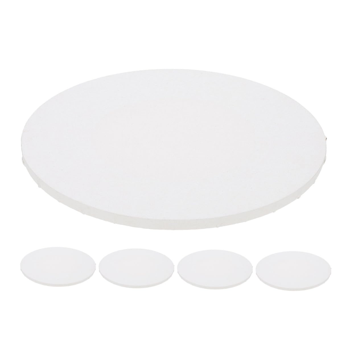 PLAFOPE 5 Piezas Lienzos Ovalados para al Óleo Tablero de Madera Estable y Lienzo de Algodón para Principiantes Suministros de Dibujo Versátiles para Clases de Arte y Proyectos Creativos