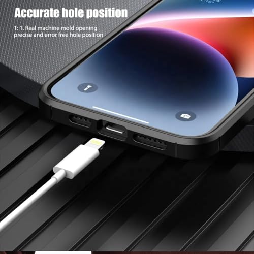 Image of KARWANBack Case Cover |Shockproof Bumper Case | Full Camera Protection | Raised Edges | Super Soft Side TPU | Bumper Case for iPhone 14 Pro - Black