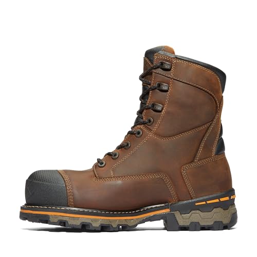 Image of Timberland PRO Men's Boondock 8 Inch Composite Safety Toe Waterproof Work Boots