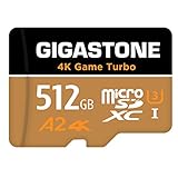 【5年データ復旧・無償交換保証】GIGASTONE マイクロsdカード 512GB 4K Game Turbo microSDXC UHS-I A2 V30 U3 C10 100MB/s 高速 SDアダプター1枚付き【Nintendo Switch 1動作確認済】