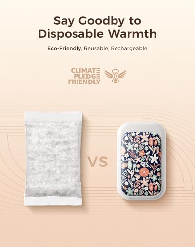 Image of OCOOPA AI Magnetic Hand Warmers Rechargeable 2 Pack, 5000mAh Ultra-Thin Electric Glove Heater Handwarmer,UL Certified, Men Women Gifts for Christmas,Birthday,Winter Essentials,UT4 Young