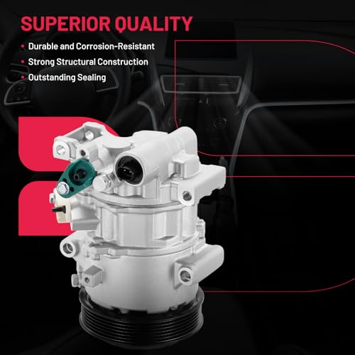 BDFHYK Air Conditioning A/C Compressor with Clutch Compatible with Toyota Corolla 1.8L 2014-2022, Corolla iM 1.8L 2017-2018, Replacement 88310-02850 88310-02851 88310-02852 88310-12B30