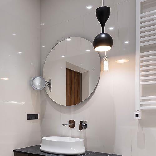 SKHAOVS 2Pcs Bathroom Light Pull Cord Crystal Pull Cord Handle Light Teardrop Pull Cord Extension,light pull cord,150cm Cord Connector for Ceiling Light Fan Bathroom Toilet Light Switch (150cm) - Image 3