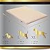 FORTISLINE Hundematte 80x60 cm M Hellbraun – Waschbares Hundebett aus Kunstleder, Wasserabweisendes Hundekissen für Hundebox und Auto, Pflegeleichte Hundematte für kleine und mittelgroße Hunde