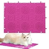 Conception Respectueuse du Chat : Ce griffoir pour chat présente des bords arrondis et lisses et est fabriqué en matériau CatSafe, garantissant une grande douceur pour la peau et les coussinets de votre animal. Sa texture en caoutchouc souple offre un grattage confortable pendant les séances de jeu ou les moments de détente à la maison, en parfaite sécurité.