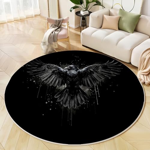 Tapis de sol antidérapant rond 80cm pour sécuriser votre cuisine