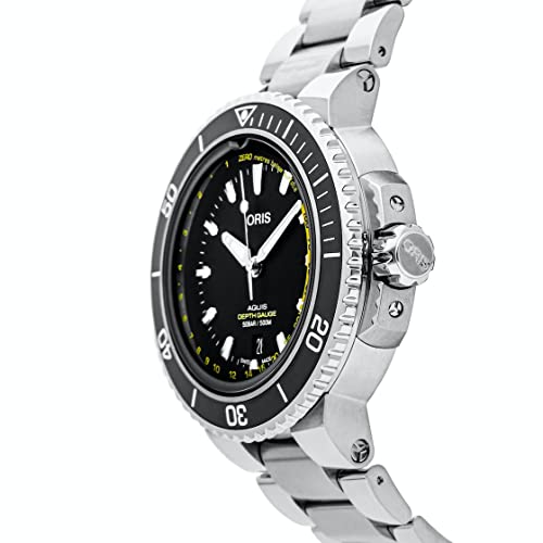 Oris Aquis Mechanical(Automatic) Black Dial Watch 01 733 7755 4154-Set Mb (Pre-Owned) #TOP2